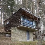 Chata manželů Kudělkových – Architekt Vladimír Kalivoda, Bystřička, CZ, 1960. Foto Adam Štěch