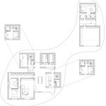 Půdorysy. Zdroj: STUDIO MJÖLK ARCHITEKTI Půdorysy. Zdroj: STUDIO MJÖLK ARCHITEKTI