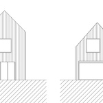 Pohledy jižní a severní. Zdroj: STUDIO MJÖLK ARCHITEKTI Pohledy jižní a severní. Zdroj: STUDIO MJÖLK ARCHITEKTI