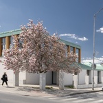 Modlitebna Církve bratrské, 2019, Čelákovice. Zdroj: ateliér Lábus AA Modlitebna Církve bratrské, 2019, Čelákovice. Zdroj: ateliér Lábus AA