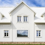 Pohled na fasádu, dům pro hosty. Zdroj: No Architects, noarchitects.cz
