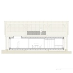 Podélný řez. Zdroj: STUDIO FACHA ARCHITEKTI Podélný řez. Zdroj: STUDIO FACHA ARCHITEKTI