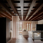 Moderní hotel zabalený do pláště paláce z 12. století. Foto: José Hevia Moderní hotel zabalený do pláště paláce z 12. století. Foto: José Hevia