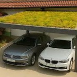 Příklady přístřešků a carportů. Zdroj: MMR ČR Příklady přístřešků a carportů. Zdroj: MMR ČR