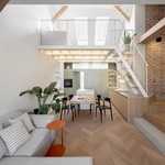 Soukromý interiér – propojený prostor / Na půdě, autor: Jana Stachová, Boq architekti, Foto: MgA. Tomáš Dittrich Soukromý interiér – propojený prostor / Na půdě, autor: Jana Stachová, Boq architekti, Foto: MgA. Tomáš Dittrich