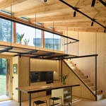 Soukromý interiér – propojený prostor / Dům Medník, autor: Miloš Munzar, päivä architekti s.r.o., Foto: Radek Úlehla Soukromý interiér – propojený prostor / Dům Medník, autor: Miloš Munzar, päivä architekti s.r.o., Foto: Radek Úlehla