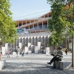 Vltavská filharmonie v Praze, Negrelliho viadukt, vizualizace Bjarke Ingels Group (BIG)