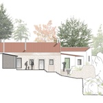 Přestavba staré pošty ponechala minulost na svém místě. Vznikl z ní Kamenný dům. Zdroj: Cidade Branco Arquitectos Přestavba staré pošty ponechala minulost na svém místě. Vznikl z ní Kamenný dům. Zdroj: Cidade Branco Arquitectos