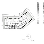 Půdorys 4.NP. Zdroj: STUDIO OK PLAN ARCHITECTS Půdorys 4.NP. Zdroj: STUDIO OK PLAN ARCHITECTS