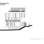 Pohled severní. Zdroj: STUDIO OK PLAN ARCHITECTS Pohled severní. Zdroj: STUDIO OK PLAN ARCHITECTS