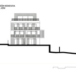 Pohled jižní. Zdroj: STUDIO OK PLAN ARCHITECTS Pohled jižní. Zdroj: STUDIO OK PLAN ARCHITECTS