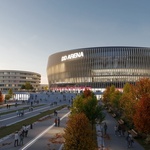 DD aréna. Vizualizace: Dousek-Záborský, OV architekti DD aréna. Vizualizace: Dousek-Záborský, OV architekti