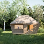 Z dánské zahrádkářské kolonie až do vesmíru a zpět. Domek EcoNeo propojuje neuvěřitelné. Zdroj: SAGA Space Architects