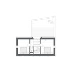 Půdorys 2.NP. Zdroj: STUDIO SENAA ARCHITEKTI Půdorys 2.NP. Zdroj: STUDIO SENAA ARCHITEKTI