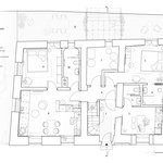 Půdorys 1.NP. Zdroj: Architéka, Lucie Němcová Půdorys 1.NP. Zdroj: Architéka, Lucie Němcová