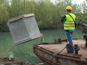 Instalace betonových ostrůvků, ČSO