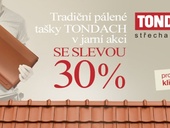 Pálené střešní tašky Tondach v jarní akci se slevou 30 %