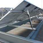 Detail solárního panelu Heckert Solar o výkonu 210Wp