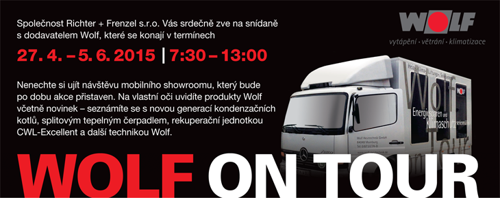 Mobilní showroom: WOLF ON TOUR 2015