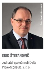 Erik Štefanovič - Jednatel společnosti Delta Projektconsult s.r.o.