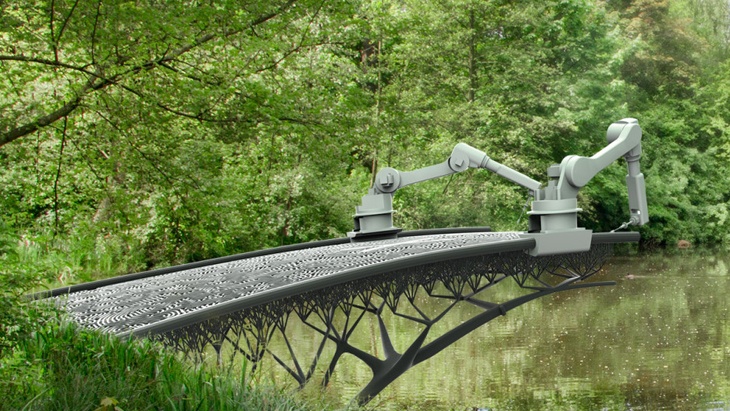 V Amsterodamu bude most stavět 3D tiskárna