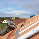 Montáž pojistné hydroizolace a kontralatí