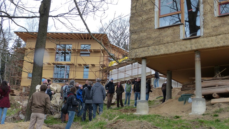 foto: EKOdům z. s. rodinný dům z přírodních materiálů