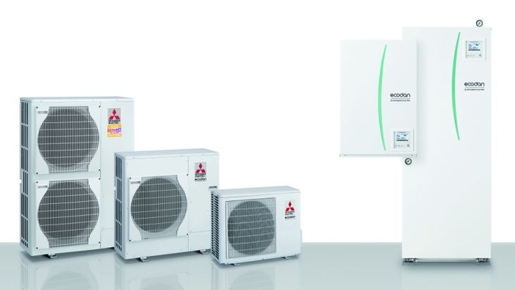 Tepelná čerpadla vzduch/voda od výrobce Mitsubishi Electric