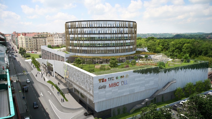 Palác stromovka - zdroj: www.palacstromovka.cz Palác stromovka nadhled