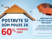 Postavte dům pouze za 60% ceníkové ceny