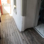 Přechodová lišta mezi obývacím pokojem a balkonem
