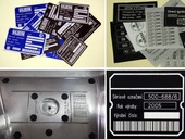 Výrobní a identifikační štítky, foto LASERPROFI s. r. o. Výrobní a identifikační štítky, foto LASERPROFI s. r. o.