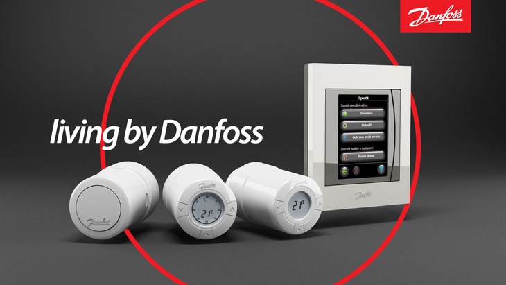 Vyzkoušejte bezdrátový řídící systém  living by Danfoss 