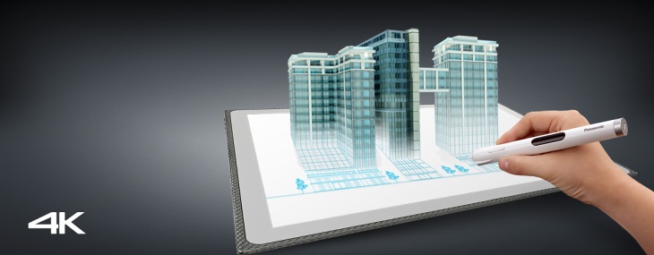 Tablet s velkým 4K displejem pro designéry, konstruktéry a architekty Tablet s velkým 4K displejem pro designéry, konstruktéry a architekty
