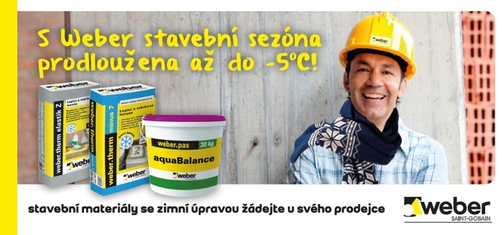 S Weber stavební sezóna prodloužena