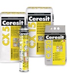 2 - Řadu stavební chemie Ceresit CX charakterizuje vysoká pevnost po vytvrzení a maximální komfort při práci