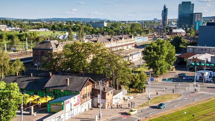 Brno hlavní nádraží přednádraží