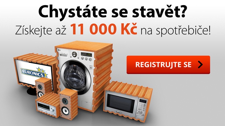 K cihlám HELUZ dárkový poukaz na nákup spotřebičů Euronics až 11 000 Kč K cihlám HELUZ dárkový poukaz na nákup spotřebičů Euronics až 11 000 Kč