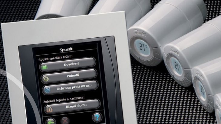 Systém living by Danfoss je moderní systém určený k regulaci vytápění