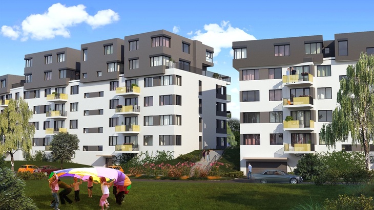 YIT začala stavět novou rezidenční čtvrť Suomi Hloubětín