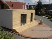 Modulová dřevostavba KŮLNA je k vidění v Národním stavebním centru v Brně