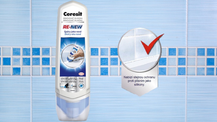 Ceresit RE-NEW přináší rychlé řešení, jak mít zase spáry čisté Ceresit RE-NEW přináší rychlé řešení, jak mít zase spáry čisté