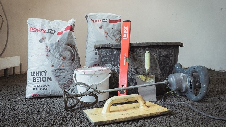 Podlaha z lehkého betonu Liapor Mix Podlaha z lehkého betonu Liapor Mix