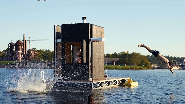 „wa sauna“ od goCstudio z města Seattle Velké ocenění pro stavby s malými rozpočty