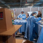 Všechen nábytek a nové prvky byly kartonové, operace ale probíhala jako doopravdy. zdroj: Detroit Medical Center