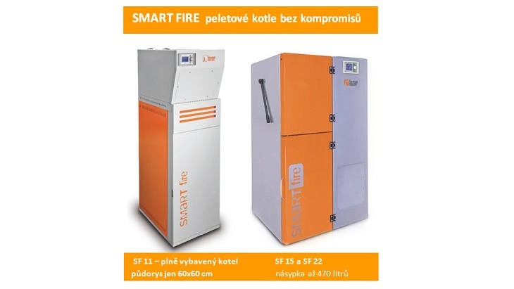 Peletové kotle bez kompromisů nesou jméno SMART FIRE