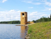 Netradiční rozhledna funguje jako obří periskop