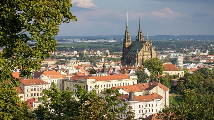 Brno, špilberk, hrad, katedrála