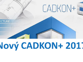 Nová verze CADKON+ 2017 usnadní práci i komunikaci na projektech