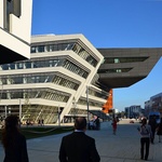 Univerzitní kampus Vídeň - knihovna green line